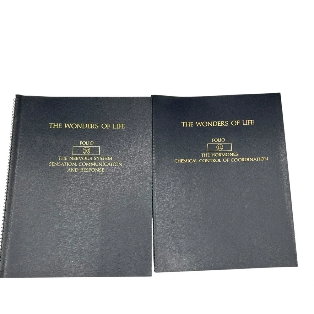 1964 VINTAGE THE WONDER OF LIFE FOLIO 12 BOOKS AND MEADE MICROSCOPE BOOK